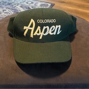 Hood x Rowing Blazers Aspen Colorado Dark Green Embroidered Cap